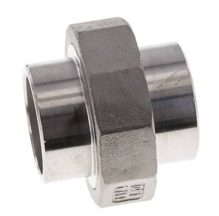 Gerader Verschraubungsstutzen 42,4mm Schweißende Edelstahl Konische Dichtung 16bar (224,8psi)
