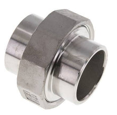 Gerader Verschraubungsstutzen 42,4mm Schweißende Edelstahl Konische Dichtung 16bar (224,8psi)