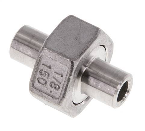 Gerader Verschraubungsstutzen 10,2mm Schweißende Edelstahl Konische Dichtung 16bar (224,8psi)