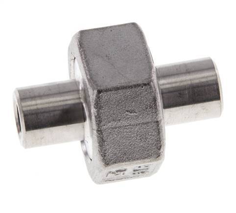 Gerader Verschraubungsstutzen 10,2mm Schweißende Edelstahl Konische Dichtung 16bar (224,8psi)