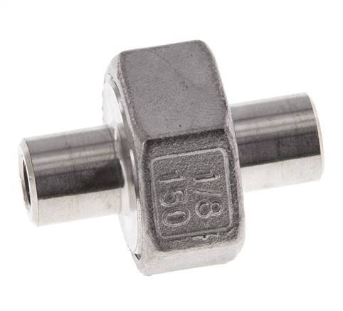 Gerader Verschraubungsstutzen 10,2mm Schweißende Edelstahl Konische Dichtung 16bar (224,8psi)