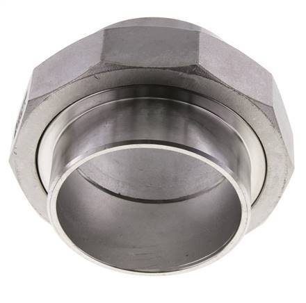 Gerader Verschraubungsstutzen 88,9mm Schweißende Edelstahl Konische Dichtung 16bar (224,8psi)