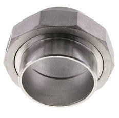 Gerader Verschraubungsstutzen 88,9mm Schweißende Edelstahl Konische Dichtung 16bar (224,8psi)