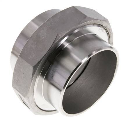 Gerader Verschraubungsstutzen 88,9mm Schweißende Edelstahl Konische Dichtung 16bar (224,8psi)
