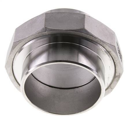 Gerader Verschraubungsstutzen 88,9mm Schweißende Edelstahl Konische Dichtung 16bar (224,8psi)