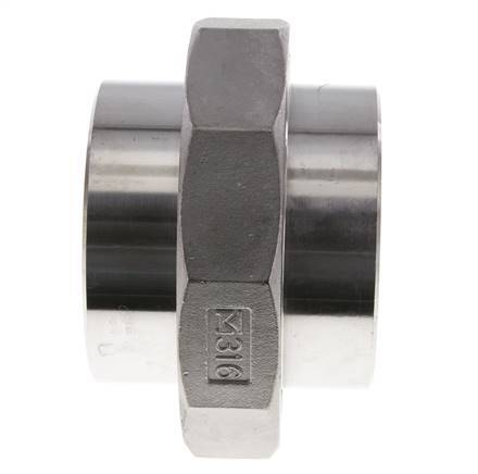 Gerader Verschraubungsstutzen 88,9mm Schweißende Edelstahl Konische Dichtung 16bar (224,8psi)
