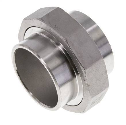 Gerader Verschraubungsstutzen 60,3mm Schweißende Edelstahl Konische Dichtung 16bar (224,8psi)
