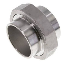 Gerader Verschraubungsstutzen 60,3mm Schweißende Edelstahl Konische Dichtung 16bar (224,8psi)