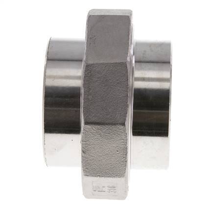 Gerader Verschraubungsstutzen 60,3mm Schweißende Edelstahl Konische Dichtung 16bar (224,8psi)