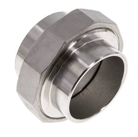 Gerader Verschraubungsstutzen 60,3mm Schweißende Edelstahl Konische Dichtung 16bar (224,8psi)