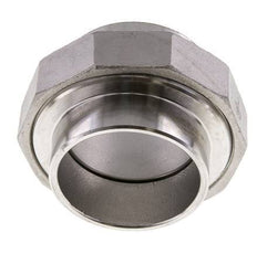 Gerader Verschraubungsstutzen 60,3mm Schweißende Edelstahl Konische Dichtung 16bar (224,8psi)