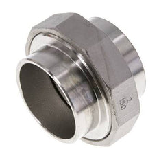 Gerader Verschraubungsstutzen 60,3mm Schweißende Edelstahl Konische Dichtung 16bar (224,8psi)
