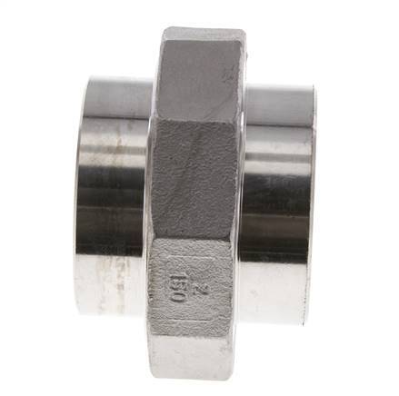 Gerader Verschraubungsstutzen 60,3mm Schweißende Edelstahl Konische Dichtung 16bar (224,8psi)