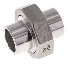 Gerader Verschraubungsstutzen 26,9mm Schweißende Edelstahl Konische Dichtung 16bar (224,8psi)