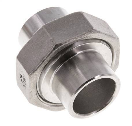 Gerader Verschraubungsstutzen 26,9mm Schweißende Edelstahl Konische Dichtung 16bar (224,8psi)