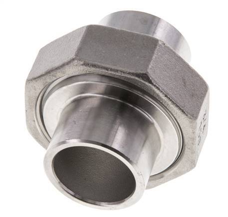 Gerader Verschraubungsstutzen 26,9mm Schweißende Edelstahl Konische Dichtung 16bar (224,8psi)