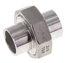 Gerader Verschraubungsstutzen 26,9mm Schweißende Edelstahl Konische Dichtung 16bar (224,8psi)