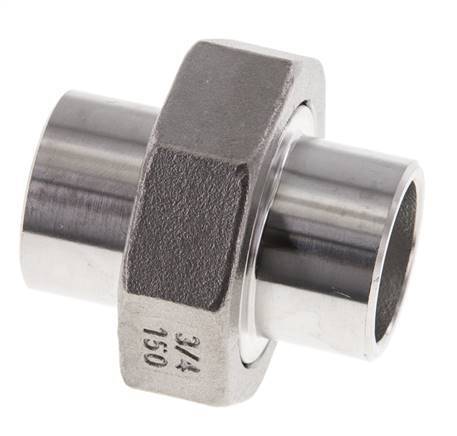Gerader Verschraubungsstutzen 26,9mm Schweißende Edelstahl Konische Dichtung 16bar (224,8psi)