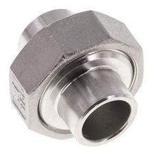 Gerader Verschraubungsstutzen 21,3mm Schweißende Edelstahl Konische Dichtung 16bar (224,8psi)
