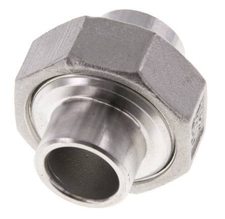 Gerader Verschraubungsstutzen 21,3mm Schweißende Edelstahl Konische Dichtung 16bar (224,8psi)