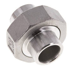 Gerader Verschraubungsstutzen 21,3mm Schweißende Edelstahl Konische Dichtung 16bar (224,8psi)