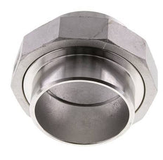 Gerader Verschraubungsstutzen 76,1mm Schweißende Edelstahl Konische Dichtung 16bar (224,8psi)