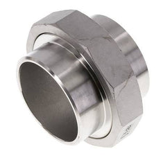 Gerader Verschraubungsstutzen 76,1mm Schweißende Edelstahl Konische Dichtung 16bar (224,8psi)
