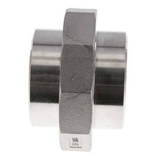 Gerader Verschraubungsstutzen 76,1mm Schweißende Edelstahl Konische Dichtung 16bar (224,8psi)