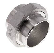 Gerader Verschraubungsstutzen 76,1mm Schweißende Edelstahl Konische Dichtung 16bar (224,8psi)
