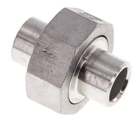 Gerader Verschraubungsstutzen 17,2 mm Schweißende Edelstahl Konische Dichtung 16 bar (224,8 psi)