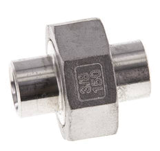Gerader Verschraubungsstutzen 17,2 mm Schweißende Edelstahl Konische Dichtung 16 bar (224,8 psi)