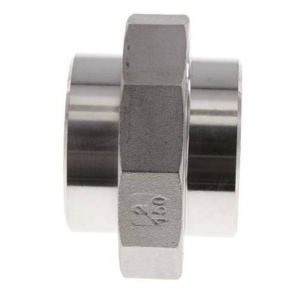 Gerader Verschraubungsstutzen 60,3mm Schweißende Edelstahl Flachdichtung PTFE 16bar (224.8psi)