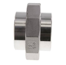 Gerader Verschraubungsstutzen 60,3mm Schweißende Edelstahl Flachdichtung PTFE 16bar (224.8psi)
