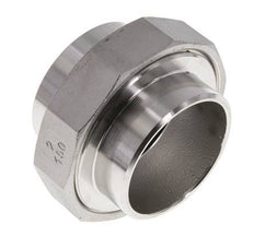 Gerader Verschraubungsstutzen 60,3mm Schweißende Edelstahl Flachdichtung PTFE 16bar (224.8psi)