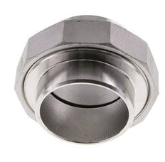Gerader Verschraubungsstutzen 60,3mm Schweißende Edelstahl Flachdichtung PTFE 16bar (224.8psi)