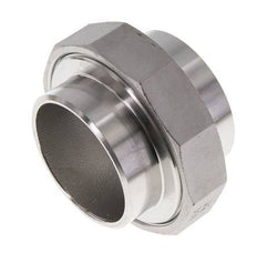Gerader Verschraubungsstutzen 60,3mm Schweißende Edelstahl Flachdichtung PTFE 16bar (224.8psi)