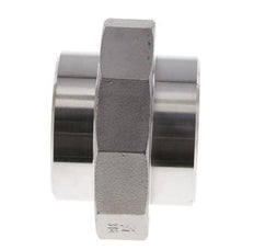Gerader Verschraubungsstutzen 60,3mm Schweißende Edelstahl Flachdichtung PTFE 16bar (224.8psi)