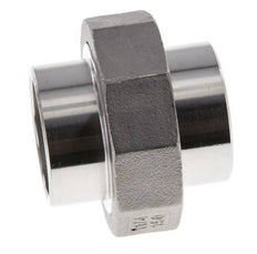 Gerader Verschraubungsstutzen 42,4mm Schweißende Edelstahl Flachdichtung PTFE 16bar (224.8psi)