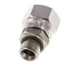 JIC Reduziernippel UNF 7/8''-14 Innengewinde x G3/8''-Außengewinde Verstellbar Edelstahl 210bar (2950.5psi)