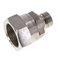 JIC Reduziernippel UN 1-5/16''-12 Innengewinde x G1/2''-Außengewinde einstellbar Edelstahl 170bar (2388.5psi)