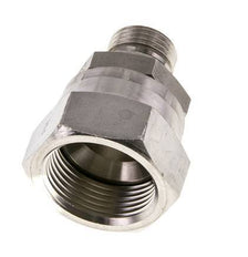 JIC Reduziernippel UN 1-5/16''-12 Innengewinde x G1/2''-Außengewinde einstellbar Edelstahl 170bar (2388.5psi)