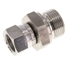 JIC Reduziernippel UNF 3/4''-16 Innengewinde x G3/4'' Außengewinde Verstellbar Edelstahl 250bar (3512.5psi)