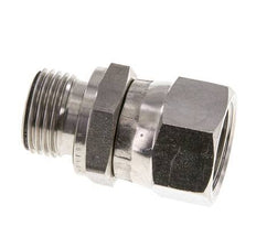 JIC Reduziernippel UNF 7/8''-14 Innengewinde x G1/2''-Außengewinde Einstellbar Edelstahl 210bar (2950.5psi)