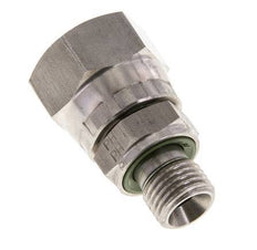 JIC Reduziernippel UNF 3/4''-16 Innengewinde x G1/4'' Außengewinde Einstellbar Edelstahl 275bar (3863.75psi)