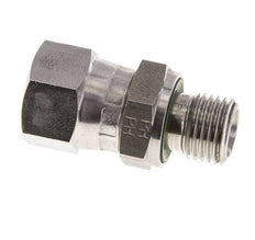JIC Reduziernippel UNF 9/16''-18 Innengewinde x G1/4''-Außengewinde Einstellbar Edelstahl 275bar (3863.75psi)