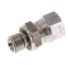 JIC Reduziernippel UNF 9/16''-18 Innengewinde x G1/4''-Außengewinde Einstellbar Edelstahl 275bar (3863.75psi)