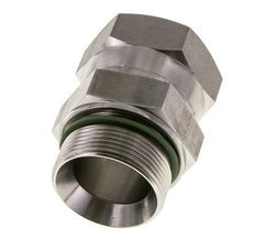 JIC-Reduziernippel UN 1-7/8''-12 Innengewinde x G1 1/2''-Außengewinde einstellbar Edelstahl 105bar (1475.25psi)