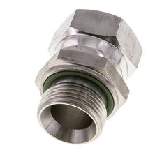 JIC Reduziernippel UN 1-5/16''-12 Innengewinde x G1'' Außengewinde einstellbar Edelstahl 170bar (2388.5psi)