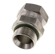 JIC Reduziernippel UN 1-5/8''-12 Innengewinde x G1 1/4''-Außengewinde Verstellbar Edelstahl 140bar (1967.0psi)
