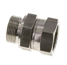 JIC Reduziernippel UN 1-5/8''-12 Innengewinde x G1 1/4''-Außengewinde Verstellbar Edelstahl 140bar (1967.0psi)